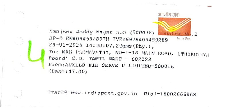 Postal Receipt