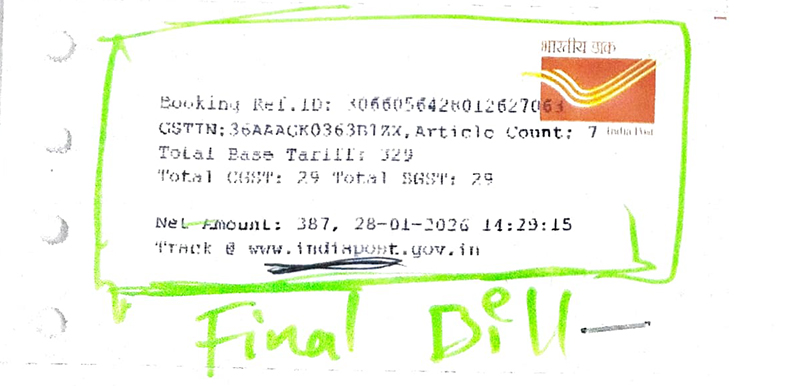 Postal Receipt